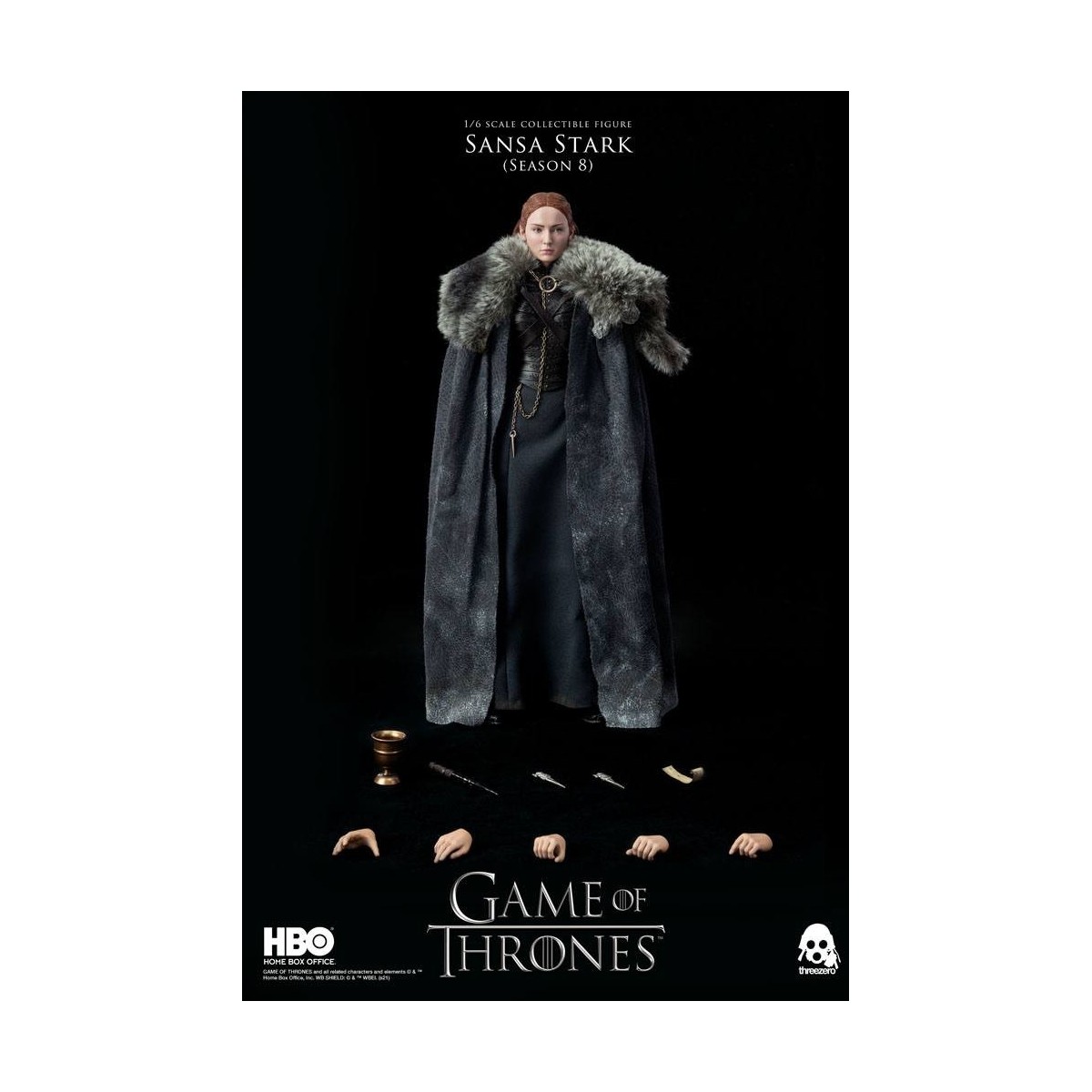 Tre zero - Game of Thrones Action Figure 1/6 Sansa Stark Stagione 8