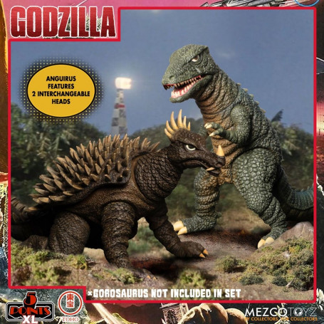 Mezco 5 Points XL Deluxe Box Set Round 1 - Godzilla: The Invaders Attack