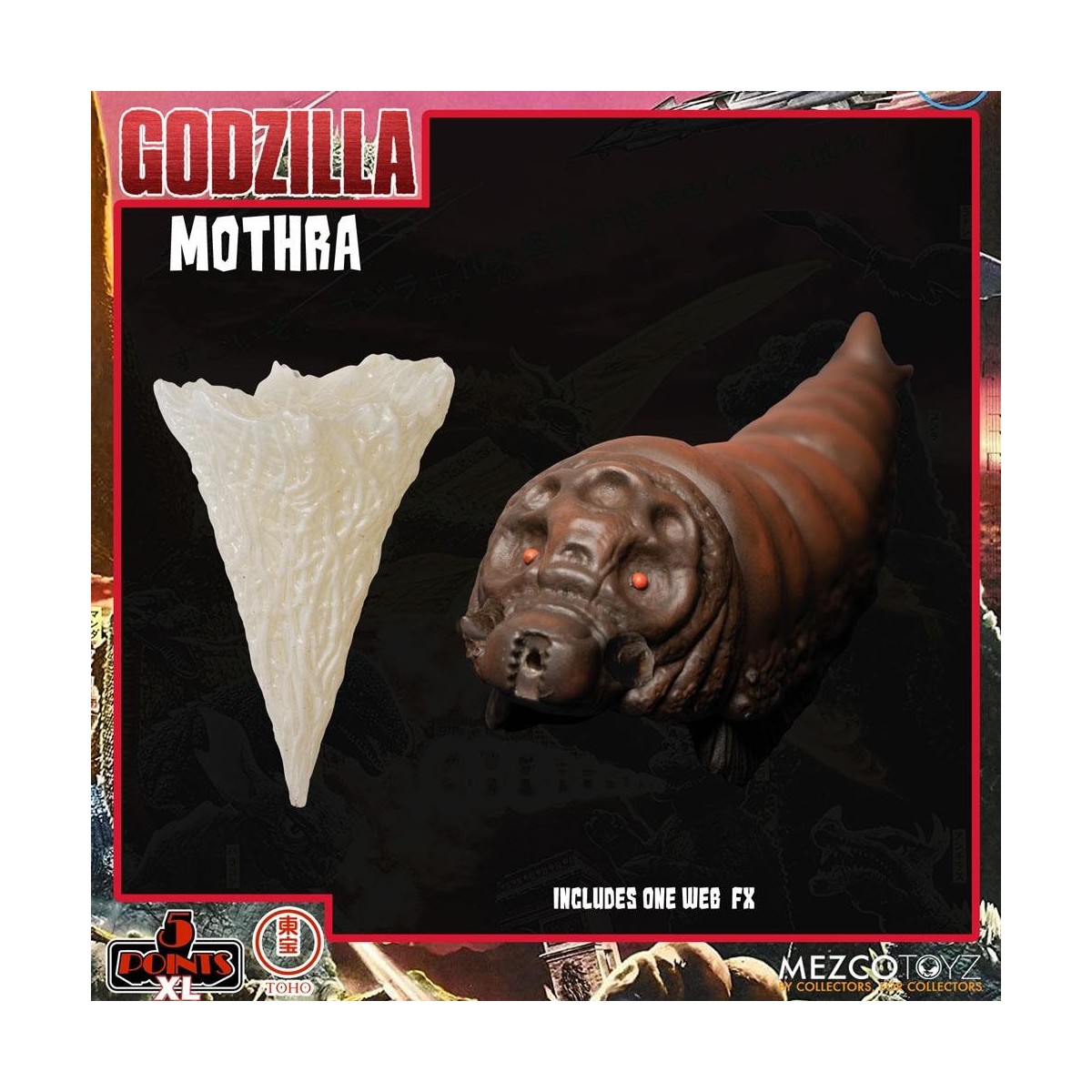 Mezco 5 Points XL Deluxe Box Set Round 1 - Godzilla: The Invaders Attack