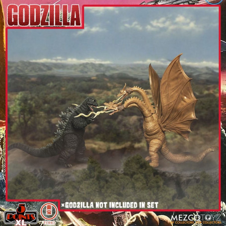 Mezco 5 Points XL Deluxe Box Set Round 2 - Godzilla: The Invaders Attack