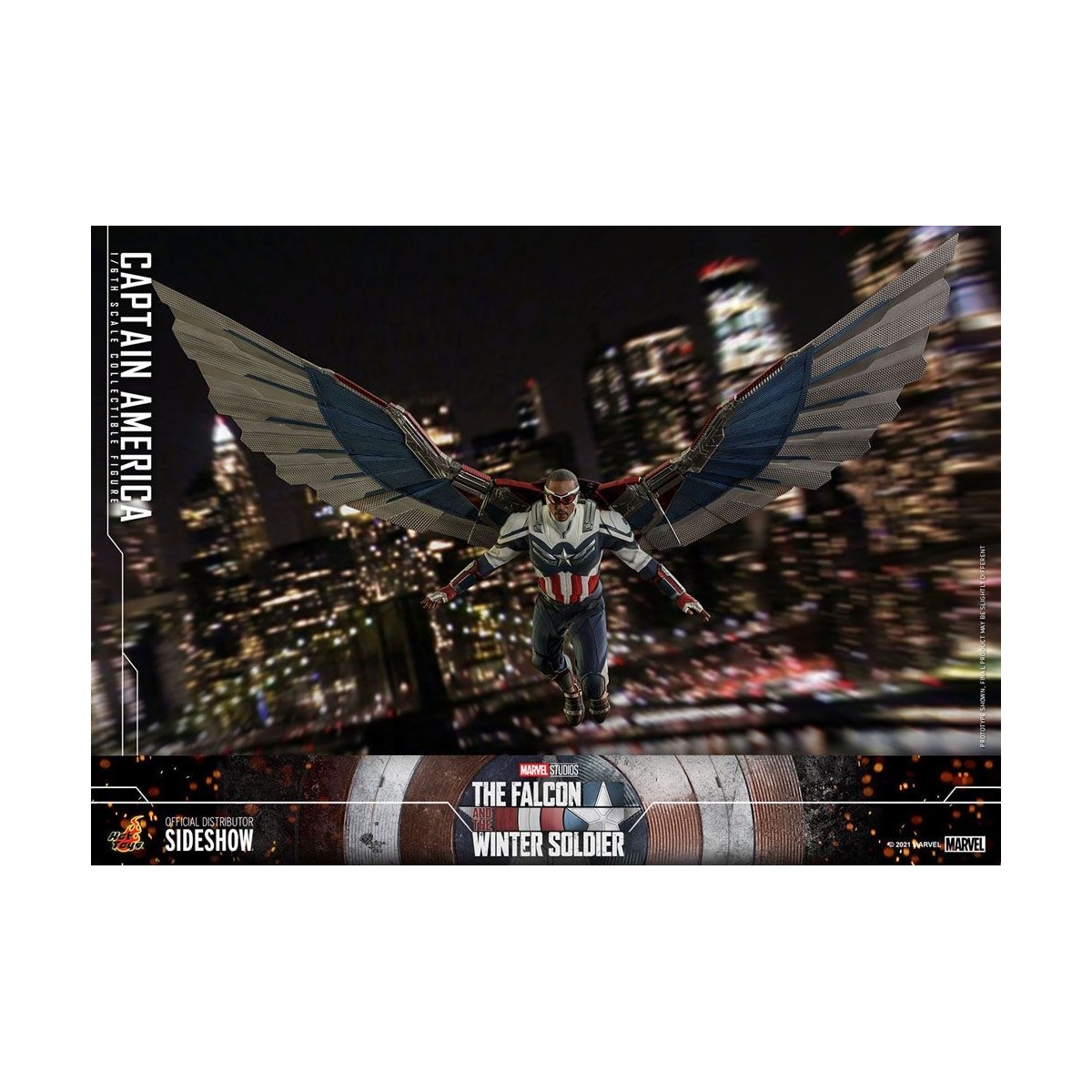 Hot Toys Marvel - Capitan America 1/6 - Il Falcone e il Soldato d'Inverno
