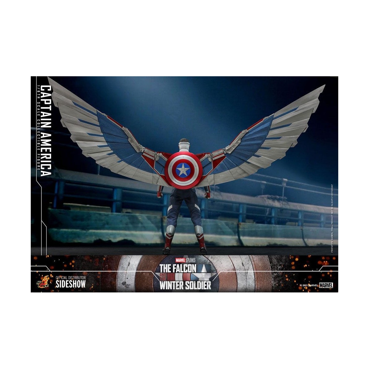 Hot Toys Marvel - Capitan America 1/6 - Il Falcone e il Soldato d'Inverno