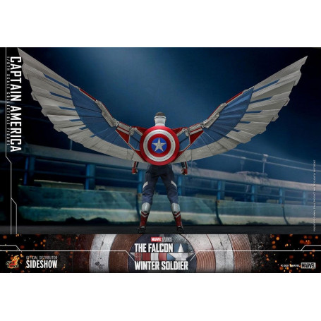 Hot Toys Marvel - Capitan America 1/6 - Il Falcone e il Soldato d'Inverno
