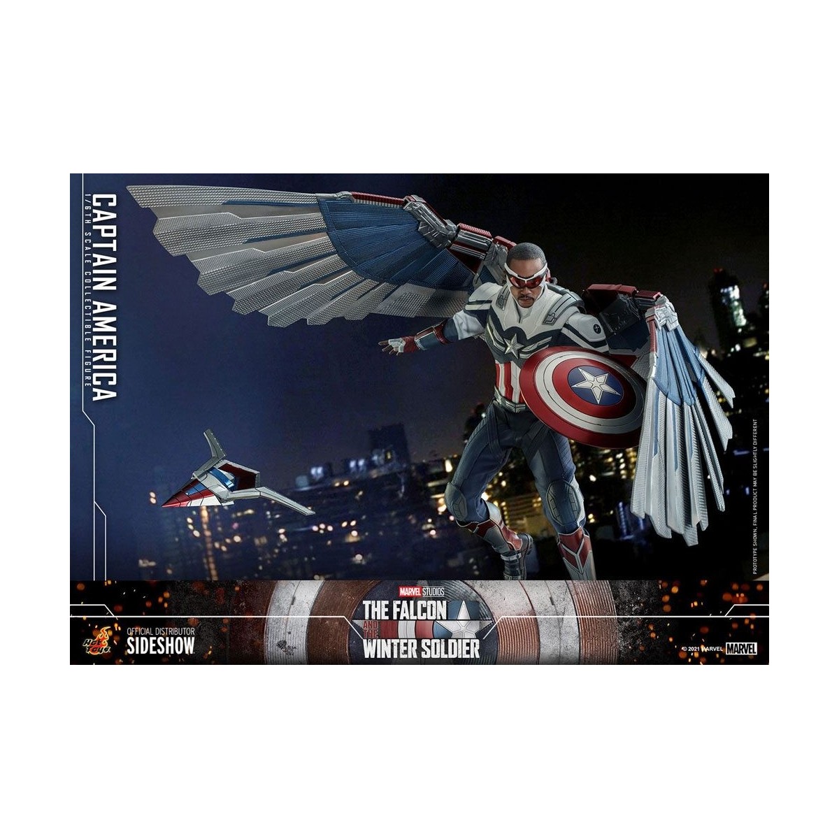 Hot Toys Marvel - Capitan America 1/6 - Il Falcone e il Soldato d'Inverno