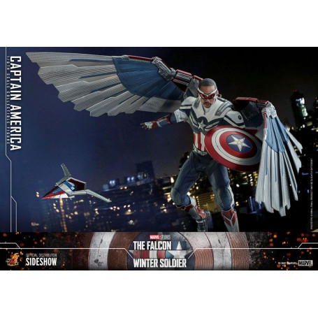 Hot Toys Marvel - Capitan America 1/6 - Il Falcone e il Soldato d'Inverno