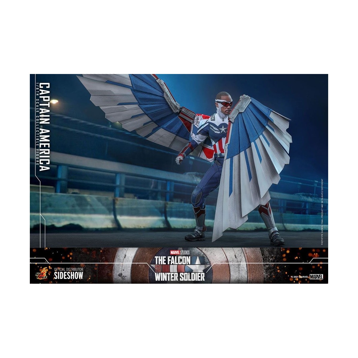 Hot Toys Marvel - Capitan America 1/6 - Il Falcone e il Soldato d'Inverno