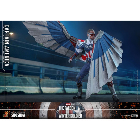 Hot Toys Marvel - Capitan America 1/6 - Il Falcone e il Soldato d'Inverno