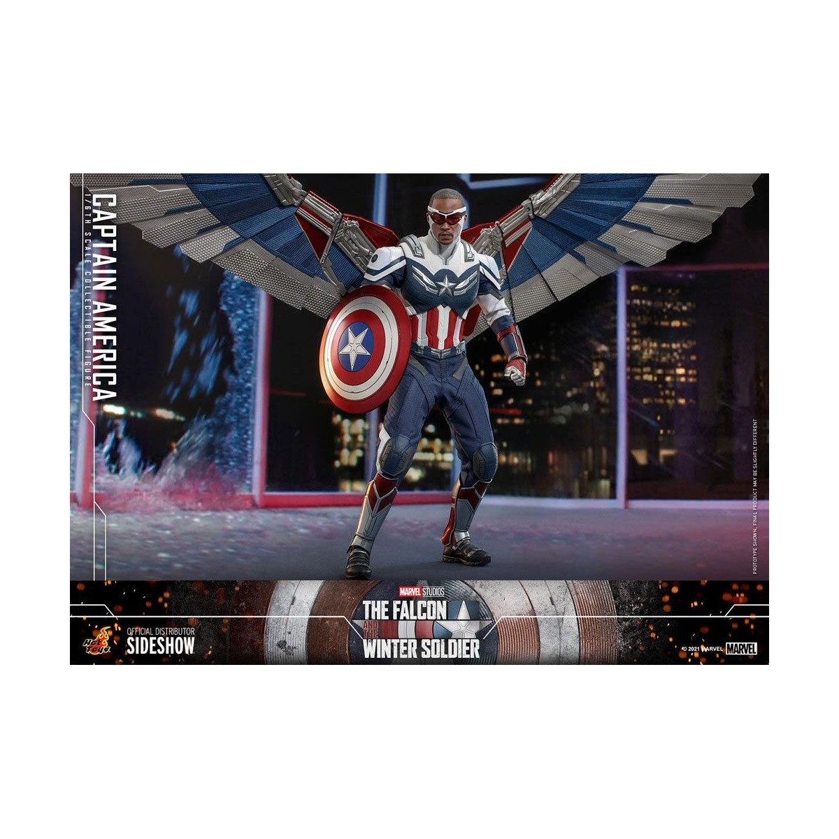 Hot Toys Marvel - Capitan America 1/6 - Il Falcone e il Soldato d'Inverno