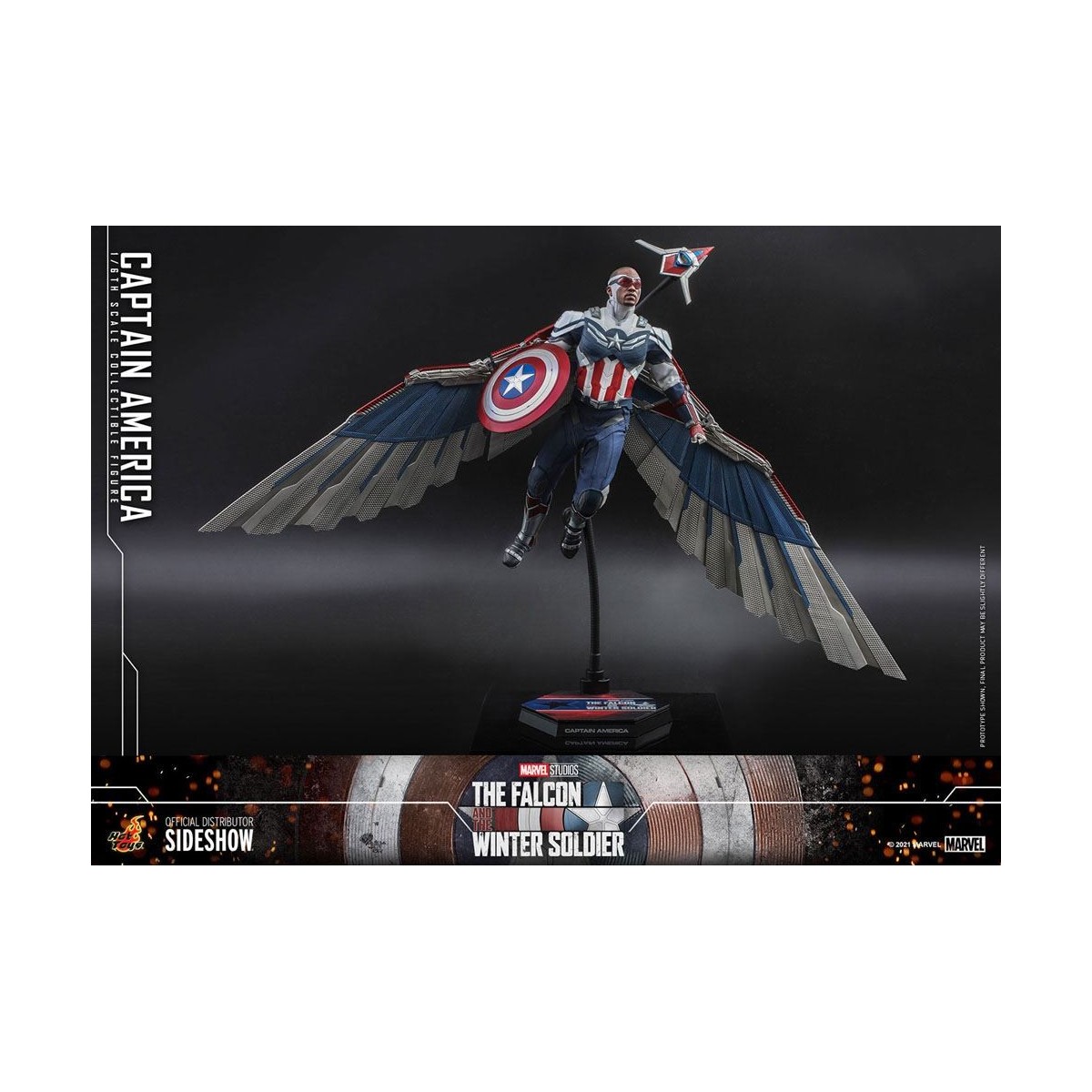 Hot Toys Marvel - Capitan America 1/6 - Il Falcone e il Soldato d'Inverno