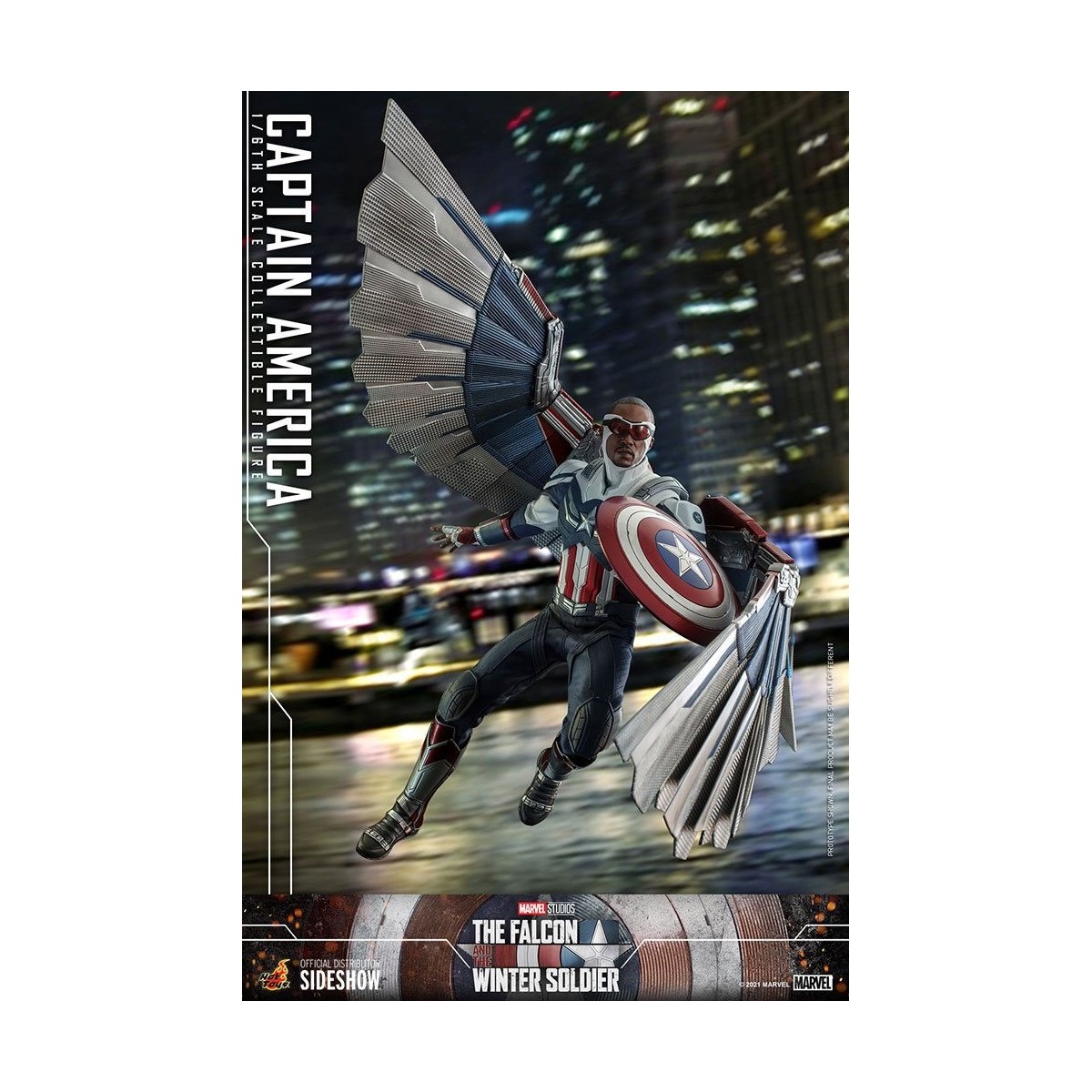 Hot Toys Marvel - Capitan America 1/6 - Il Falcone e il Soldato d'Inverno