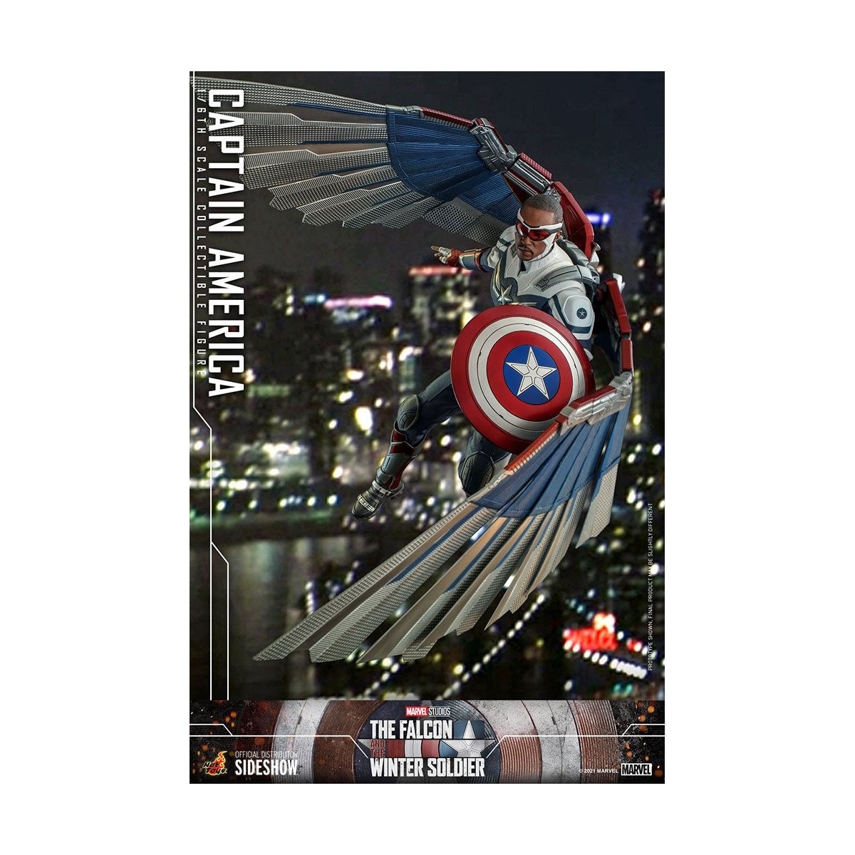 Hot Toys Marvel - Capitan America 1/6 - Il Falcone e il Soldato d'Inverno