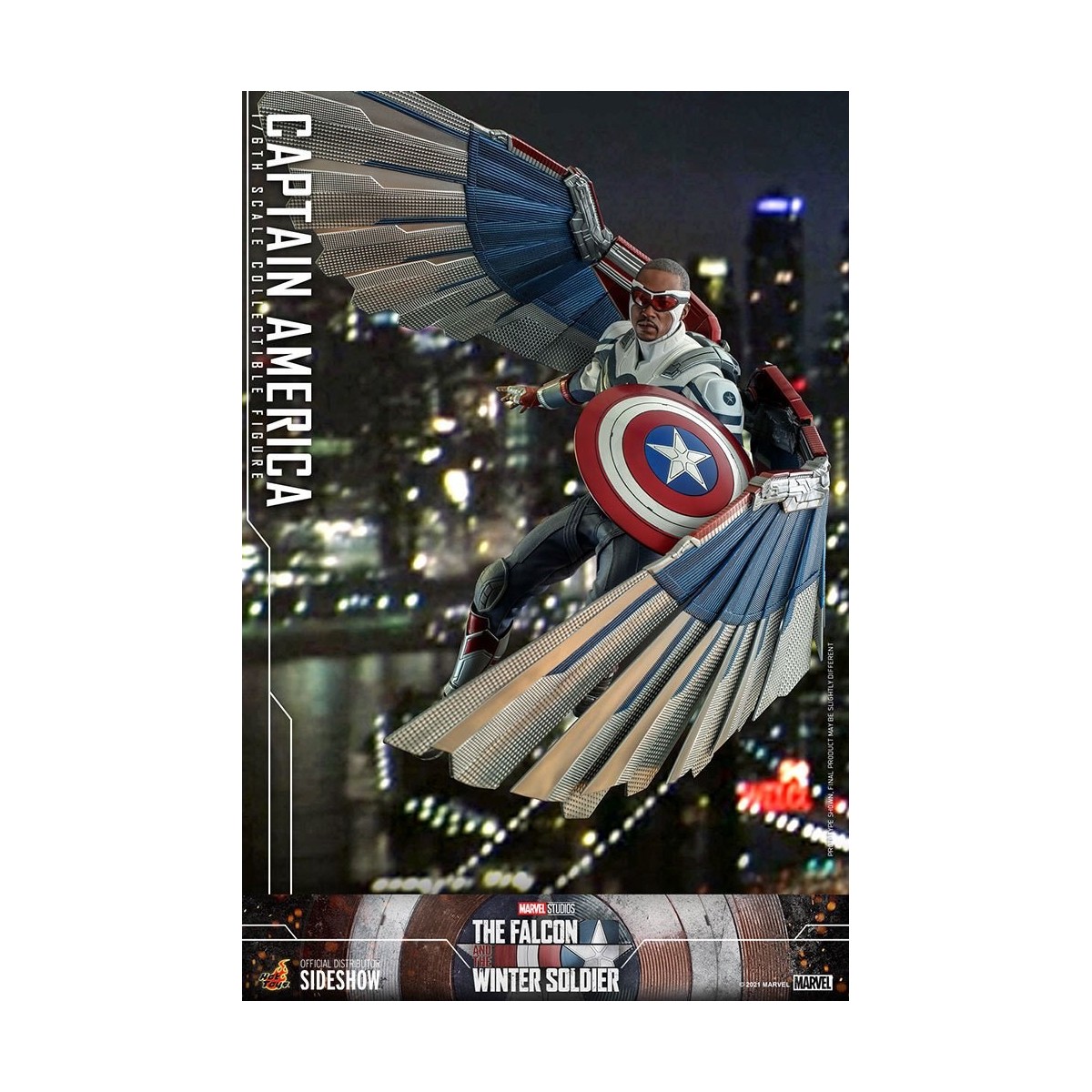 Hot Toys Marvel - Capitan America 1/6 - Il Falcone e il Soldato d'Inverno