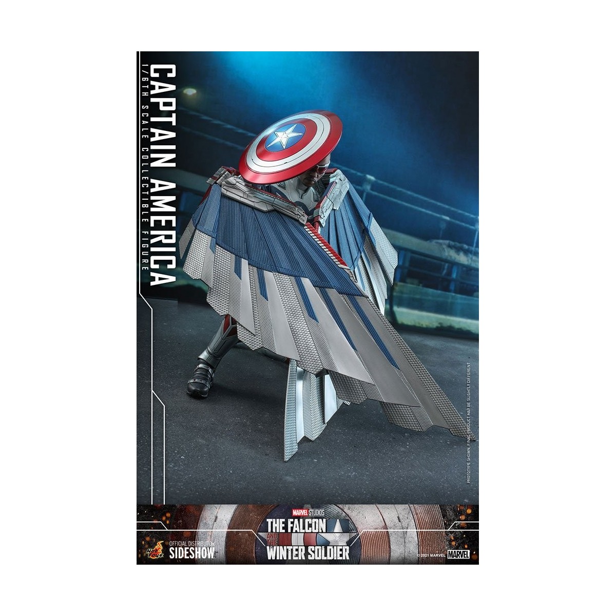 Hot Toys Marvel - Capitan America 1/6 - Il Falcone e il Soldato d'Inverno