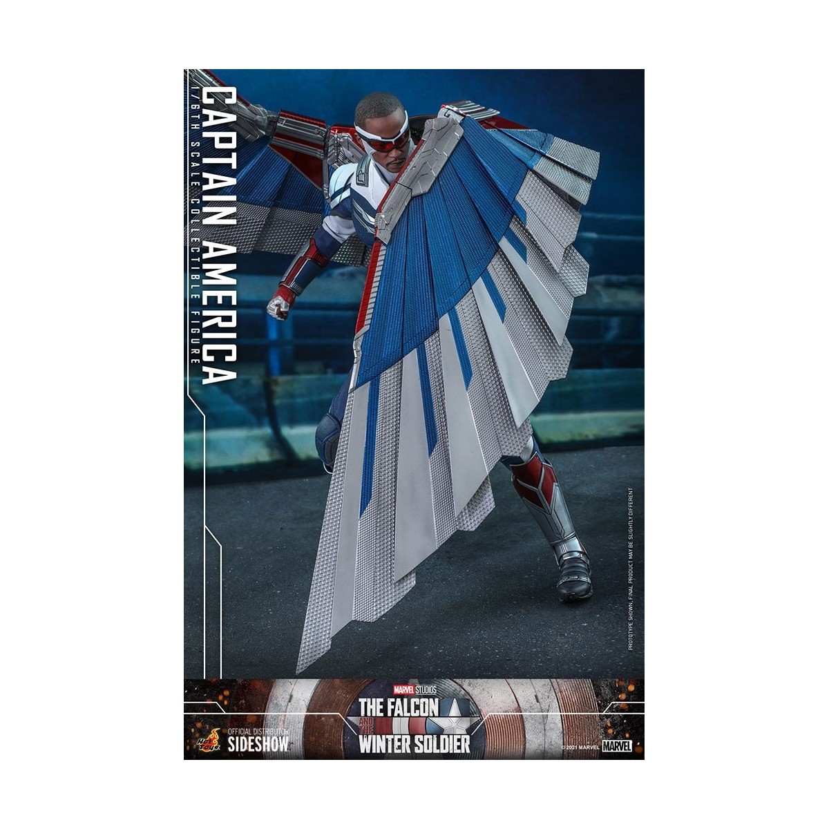 Hot Toys Marvel - Capitan America 1/6 - Il Falcone e il Soldato d'Inverno