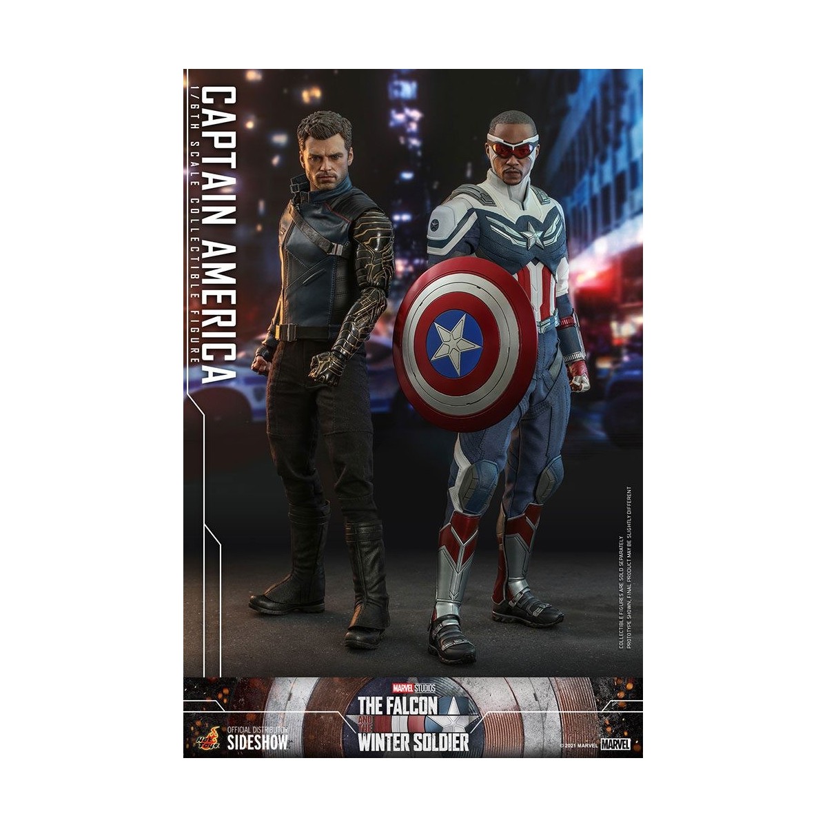 Hot Toys Marvel - Capitan America 1/6 - Il Falcone e il Soldato d'Inverno