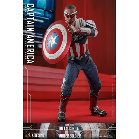 Hot Toys Marvel - Capitan America 1/6 - Il Falcone e il Soldato d'Inverno