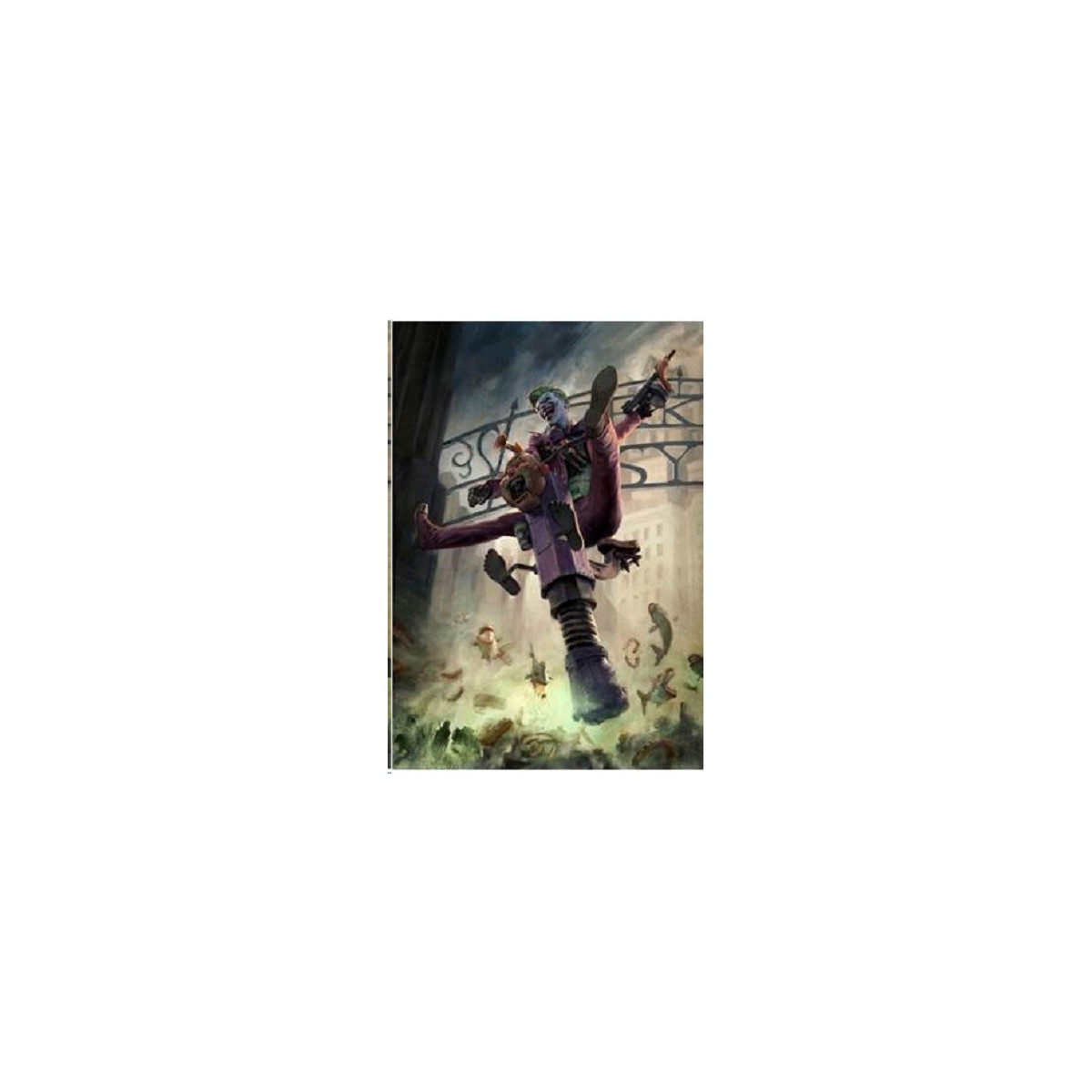 Stampa DC Comics - Stampa d'arte The Joker Arkham Asylum - 46 x 61 cm - senza cornice