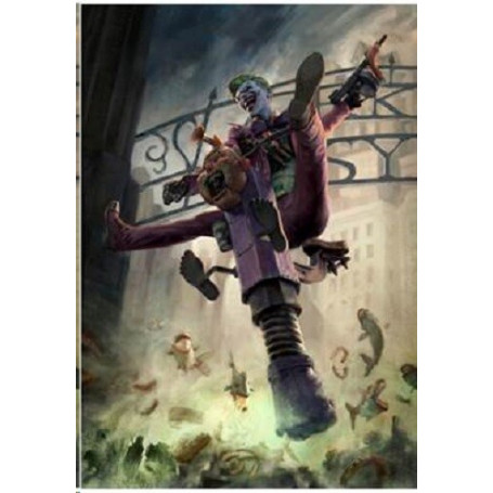 Stampa DC Comics - Stampa d'arte The Joker Arkham Asylum - 46 x 61 cm - senza cornice