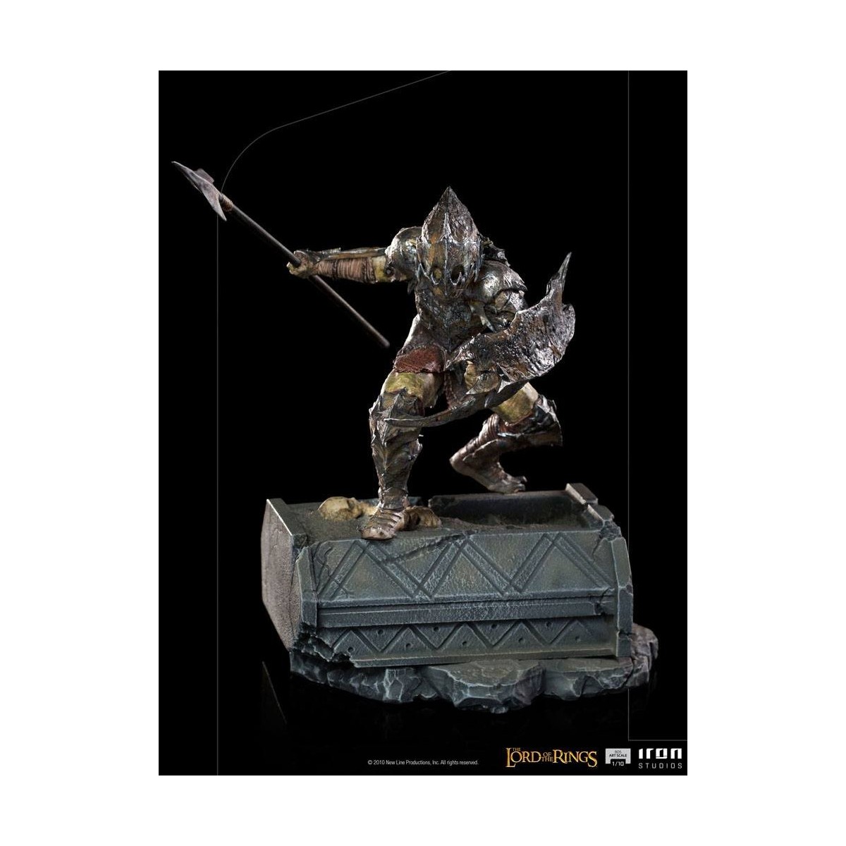 IRON STUDIOS - Armored Orc BDS Art Scale 1/10 - Lord of the Rings
