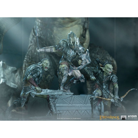 IRON STUDIOS - Armored Orc BDS Art Scale 1/10 - Lord of the Rings