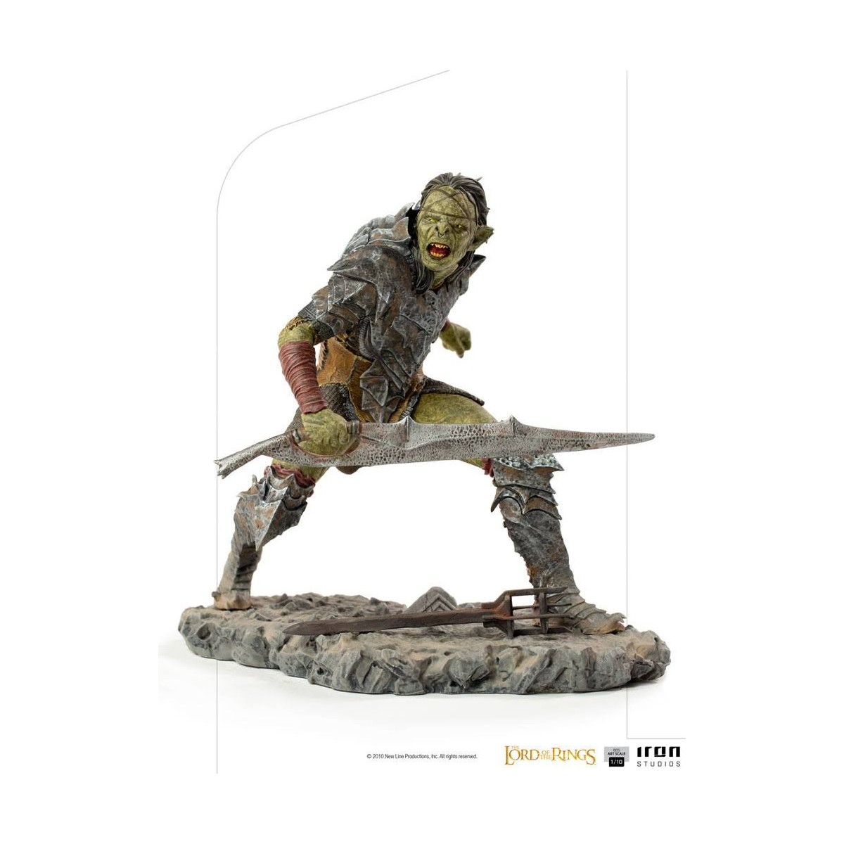 IRON STUDIOS - Spadaccino Orco BDS Art Scale 1/10 - Il Signore degli Anelli