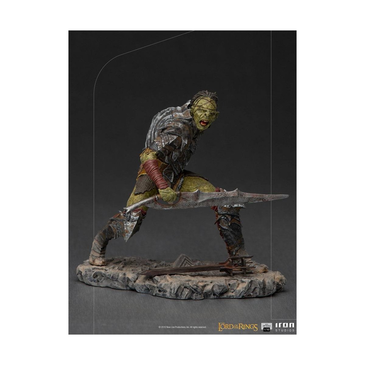 IRON STUDIOS - Spadaccino Orco BDS Art Scale 1/10 - Il Signore degli Anelli