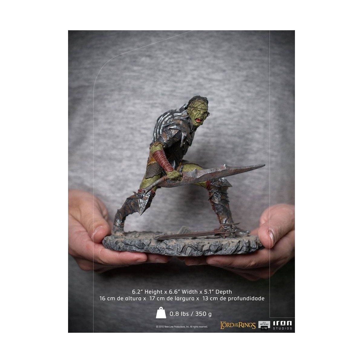IRON STUDIOS - Spadaccino Orco BDS Art Scale 1/10 - Il Signore degli Anelli