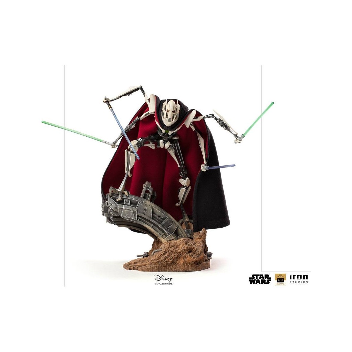 IRON STUDIOS - Generale Grievous BDS Art Scale 1/10 - Star Wars