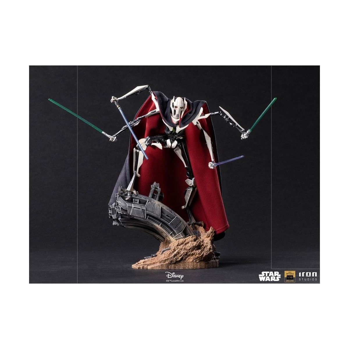 IRON STUDIOS - Generale Grievous BDS Art Scale 1/10 - Star Wars