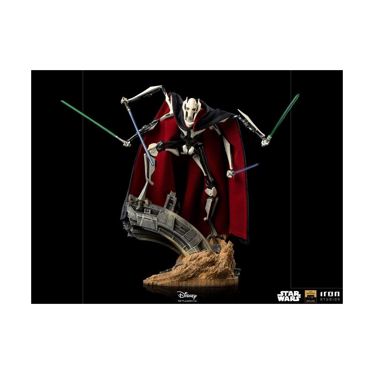 IRON STUDIOS - Generale Grievous BDS Art Scale 1/10 - Star Wars