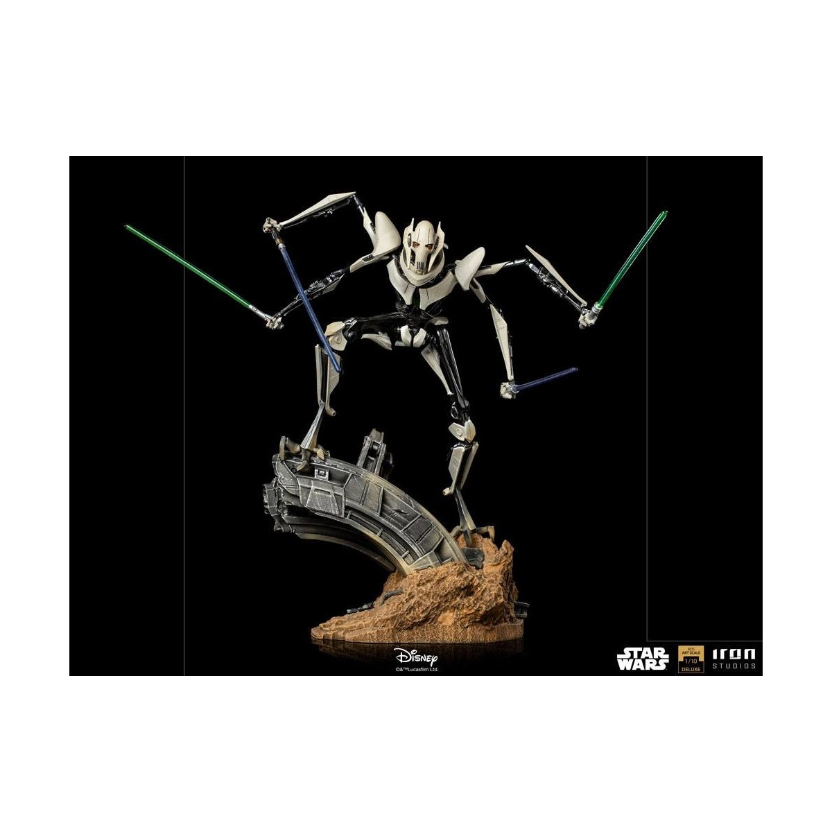 IRON STUDIOS - Generale Grievous BDS Art Scale 1/10 - Star Wars