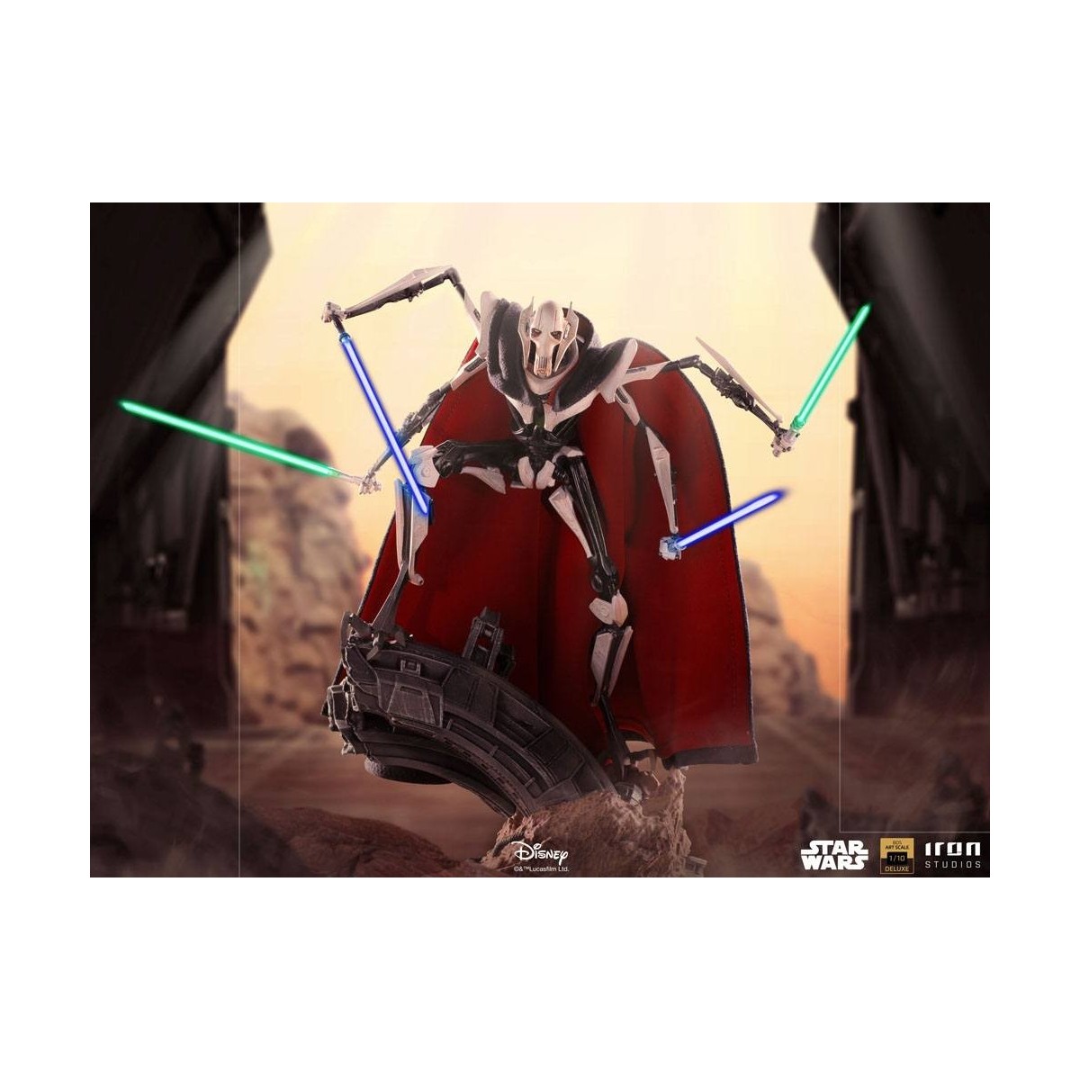 IRON STUDIOS - Generale Grievous BDS Art Scale 1/10 - Star Wars