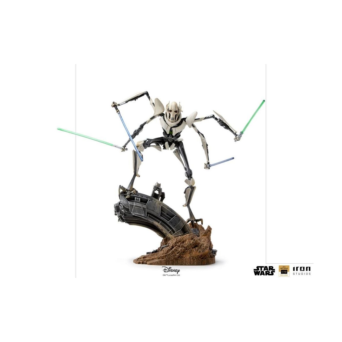 IRON STUDIOS - Generale Grievous BDS Art Scale 1/10 - Star Wars