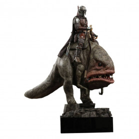 Hot Toys Star Wars - Il Mandaloriano e Blurrg