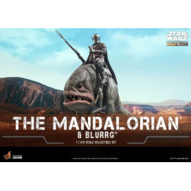 Hot Toys Star Wars - Il Mandaloriano e Blurrg