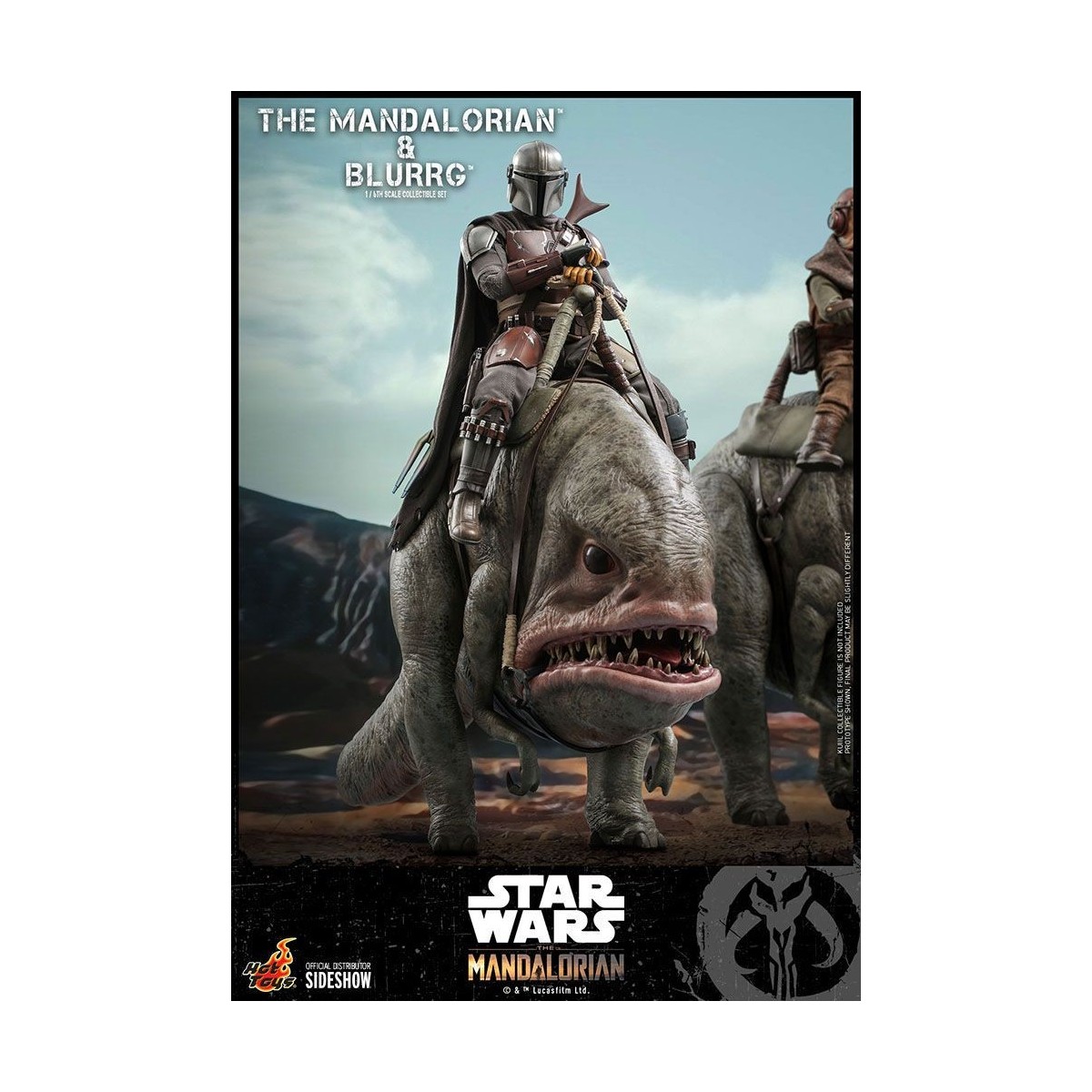 Hot Toys Star Wars - Il Mandaloriano e Blurrg