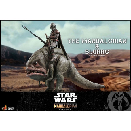 Hot Toys Star Wars - Il Mandaloriano e Blurrg