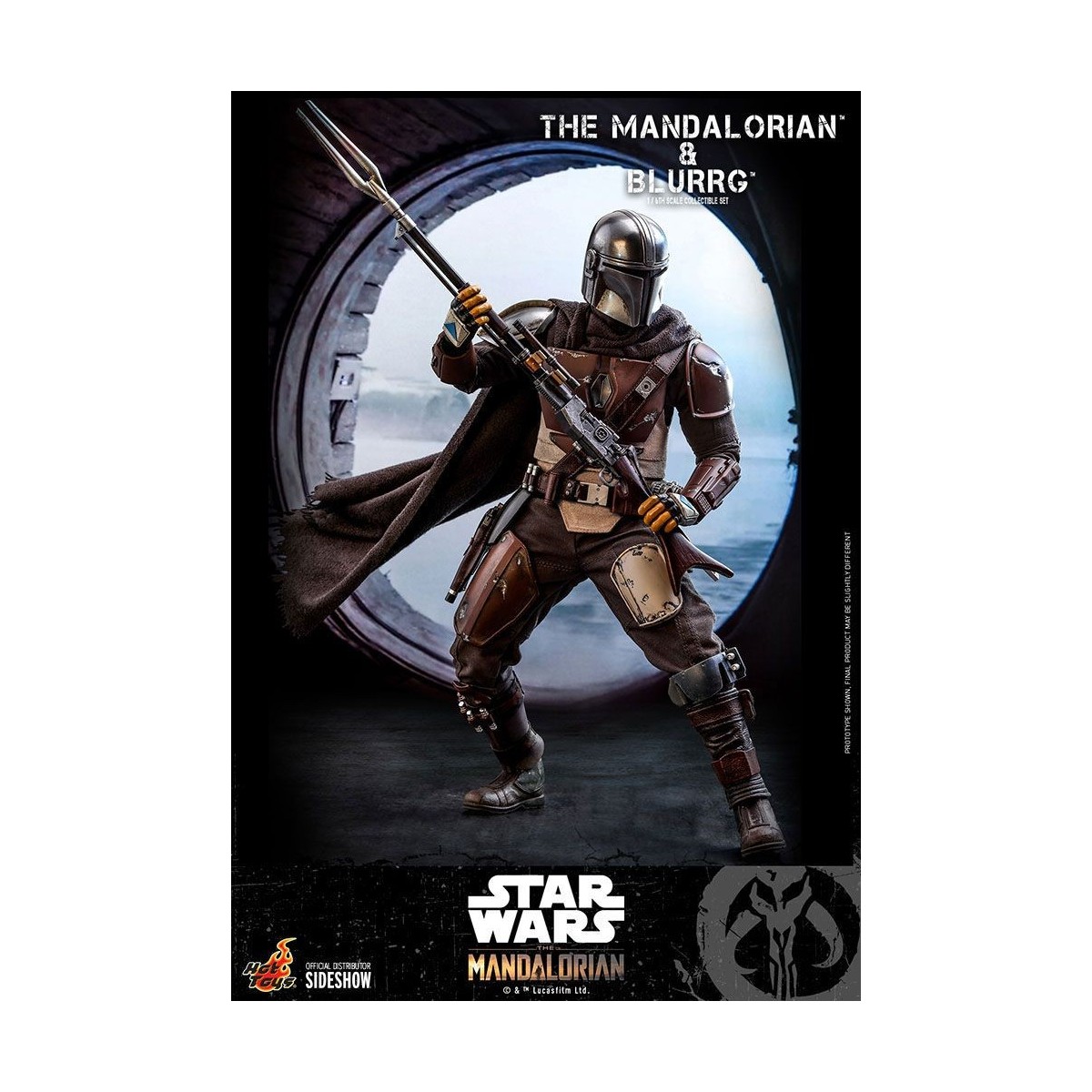 Hot Toys Star Wars - Il Mandaloriano e Blurrg