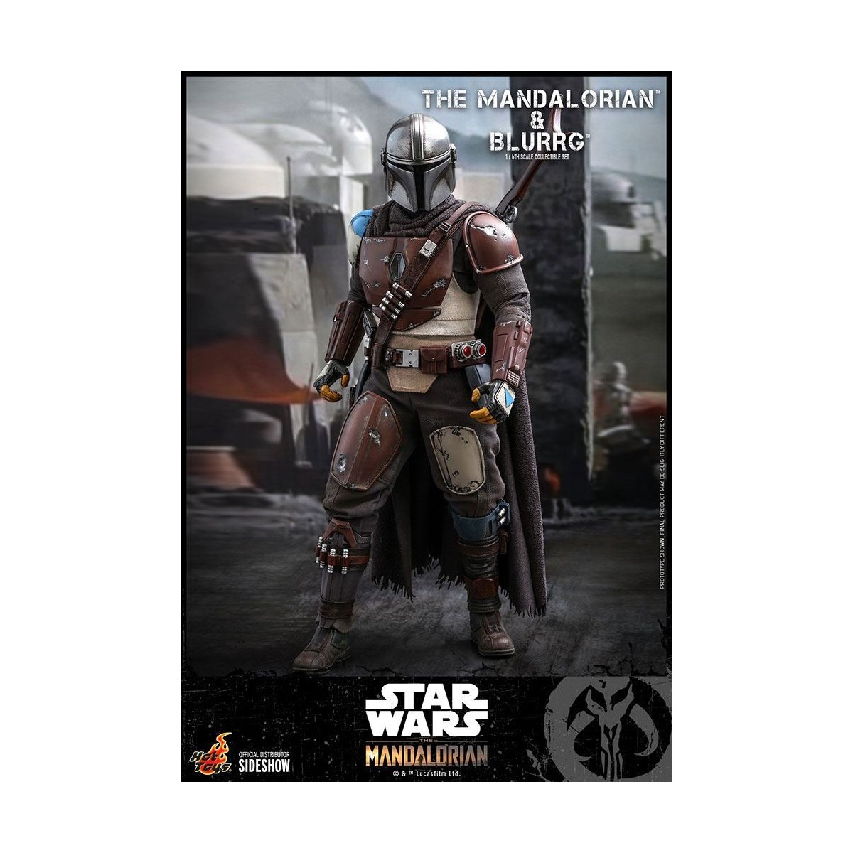 Hot Toys Star Wars - Il Mandaloriano e Blurrg