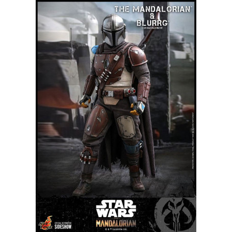 Hot Toys Star Wars - Il Mandaloriano e Blurrg