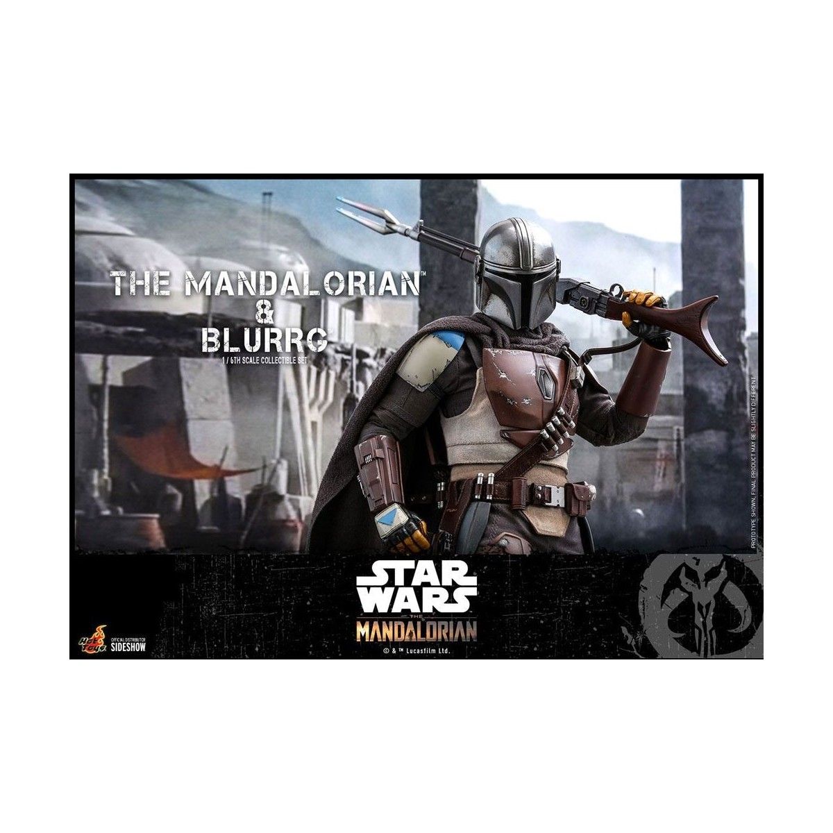 Hot Toys Star Wars - Il Mandaloriano e Blurrg