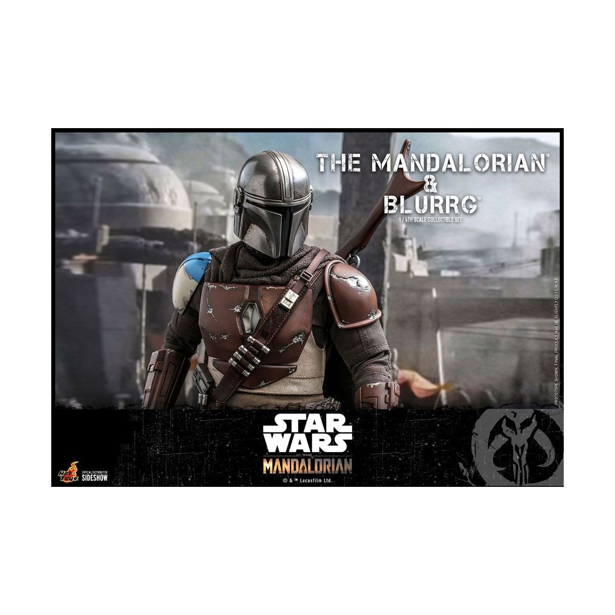 Hot Toys Star Wars - Il Mandaloriano e Blurrg