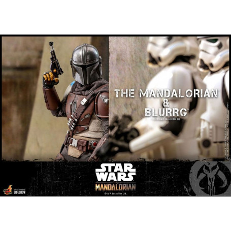 Hot Toys Star Wars - Il Mandaloriano e Blurrg
