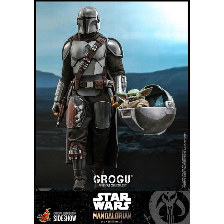 Hot Toys Star Wars - The Mandalorian - Grogu 1/6 confezione da 3 figure