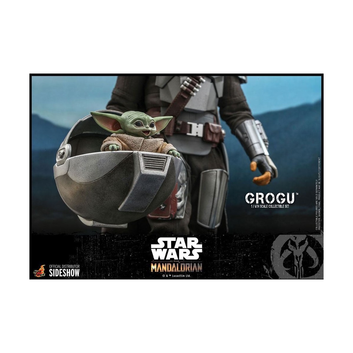 Hot Toys Star Wars - The Mandalorian - Grogu 1/6 confezione da 3 figure