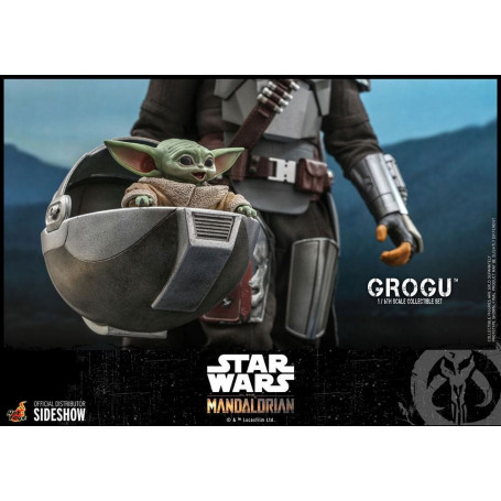 Hot Toys Star Wars - The Mandalorian - Grogu 1/6 confezione da 3 figure