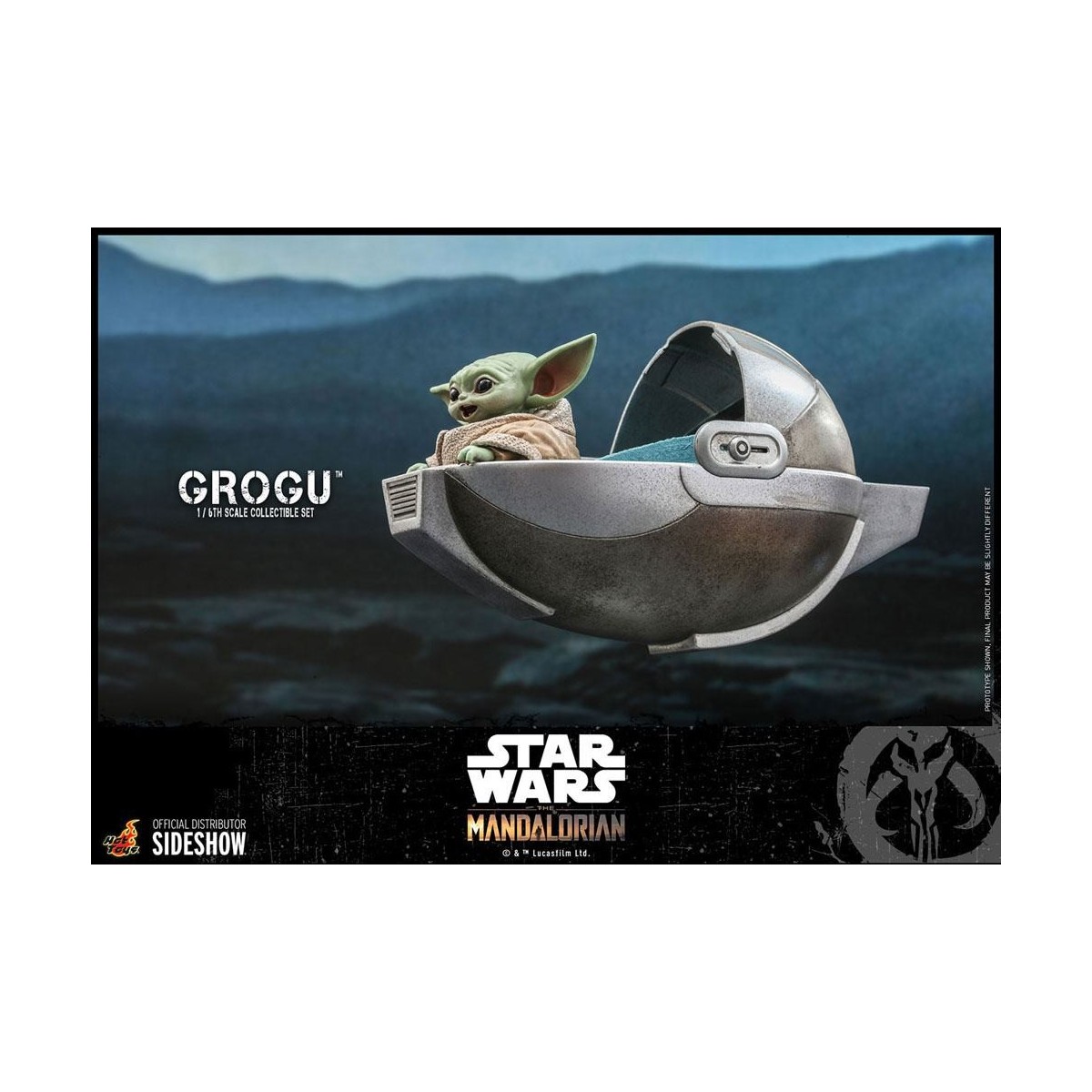 Hot Toys Star Wars - The Mandalorian - Grogu 1/6 confezione da 3 figure