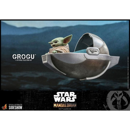 Hot Toys Star Wars - The Mandalorian - Grogu 1/6 confezione da 3 figure