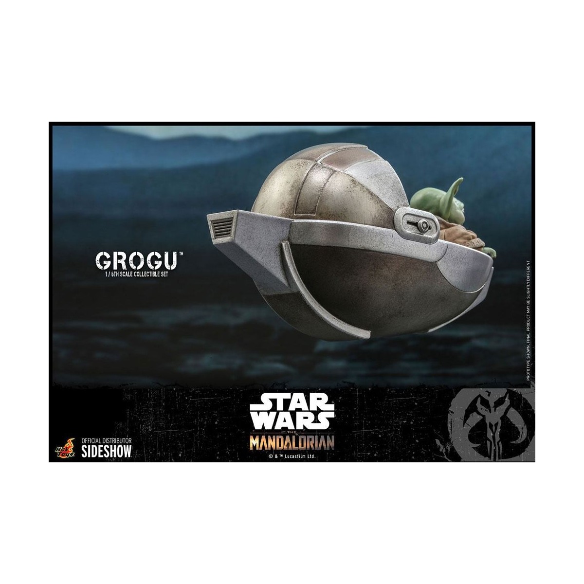 Hot Toys Star Wars - The Mandalorian - Grogu 1/6 confezione da 3 figure