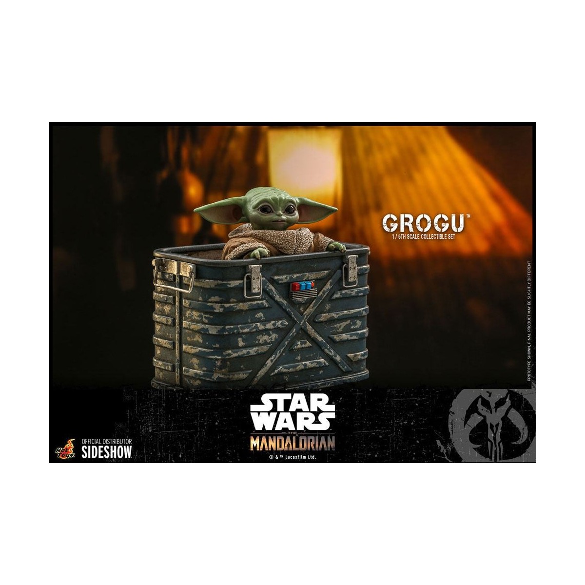 Hot Toys Star Wars - The Mandalorian - Grogu 1/6 confezione da 3 figure